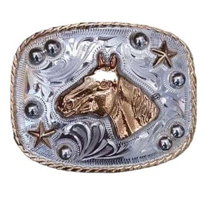 Каубойска катарама - Златен кон