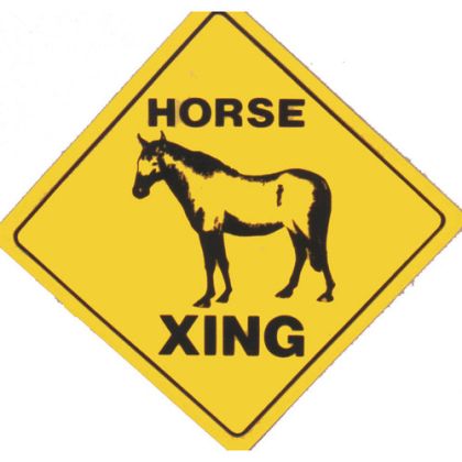 Знак Horse Crossing