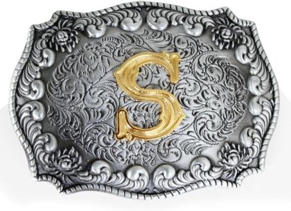 Каубойска катарама с буква