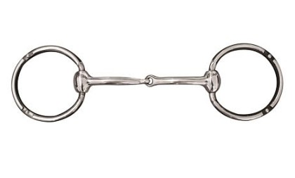 Уестърн транзела 12.5см. / METALAB SATIN SNAFFLE BIT
