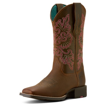 Каубойски дамски ботуши Round Up StretchFit / Ariat