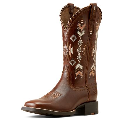 Каубойски дамски ботуши Round Up Skyler / Ariat