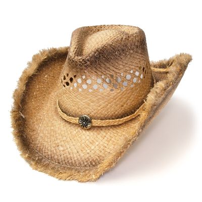 Каубойска шапка Рафиa / Raffia / Western Express 