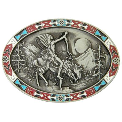 Каубойска катарама овал -End of the Trail