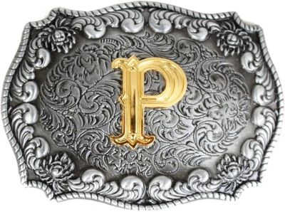 Каубойска катарама с буква