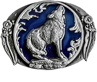 Каубойска катарама - виещ вълк / Stars And Stripes