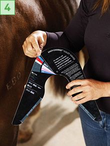 Шаблон мярка за седла