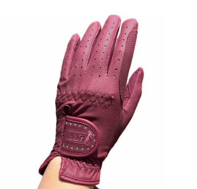 Детски ръкавици за езда /червени / 7-9 години Elt All-round