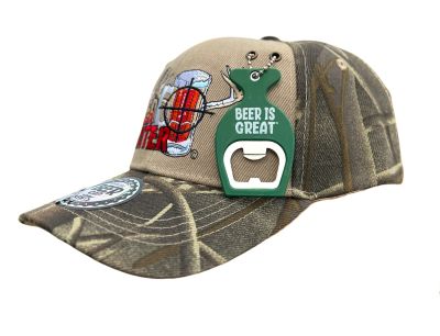 Бейзболна весела шапка с отварачка за бира / Beer hunter