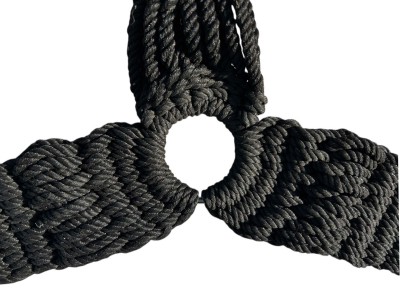 Уестърн плетен нагръдник . Черен.