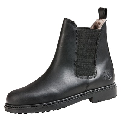 Боти от естествена кожа с агнешка подлата / 42130