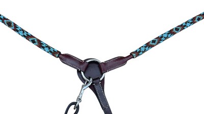 Уестърн юзда с нагръдник с мъниста / wBR011