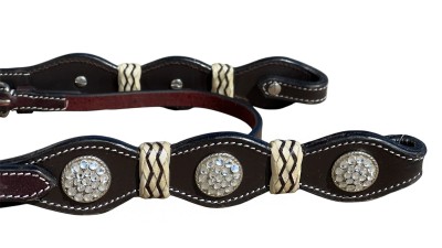 Уестърн юзда с декоративни камъни / wBR036