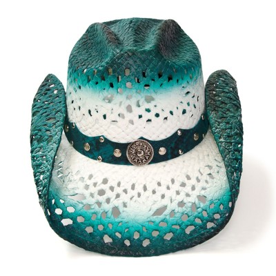 Каубойска лятна шапка Aqua / Western Express