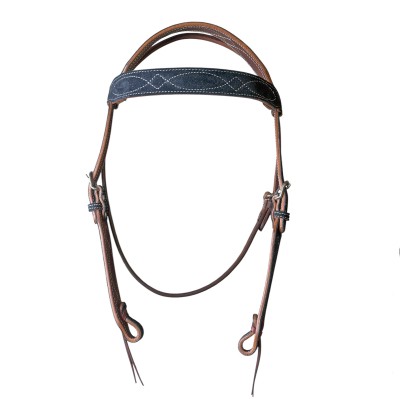 Уестърн кожена юзда / wBR047