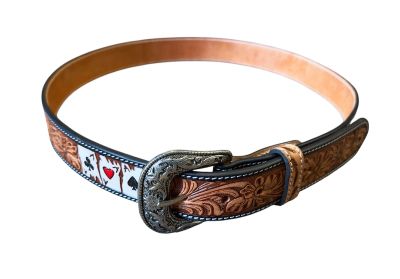 Уестърн колан с карти за игра