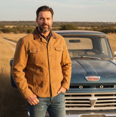 Яке от плат с кожена яка / Scippis